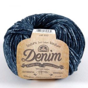 DMC Natura Just Cotton Medium Denim - Pelote de 50 gr - Coloris 17