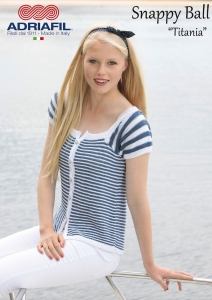 Petite veste en Adriafil Snappy Ball