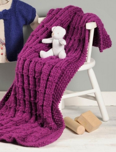 122/13 Couverture à damier en Plassard Cascade