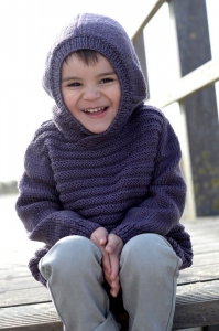 126/14 Pull à capuche en Plassard Basic