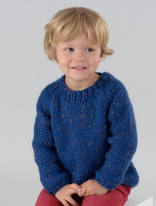 128/21 Pull raglan multipoints en Plassard Sotweed