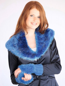 Châle triangulaire en Plassard Oup's