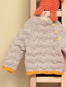 131/19 Pull à chevrons en Plassard Datcha