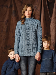 Penzance Cable en Rowan Original Denim