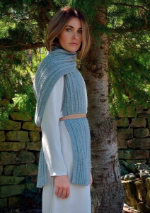 Faint Echarpe en Rowan Alpaca Soft DK