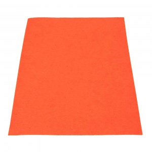 Feutrine épaisse rigide (3,5 mm) plaque 30x45 cm - Orange