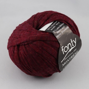 Fonty Montréal Pelote de 50 gr - Coloris 370 Bordedaux