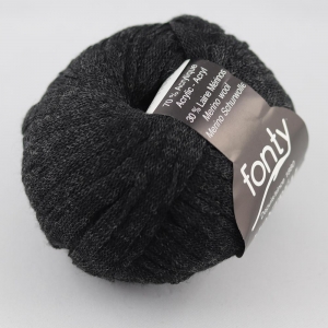 Fonty Montréal Pelote de 50 gr - Coloris 374 Noir