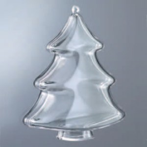 Sapin transparent en plastique