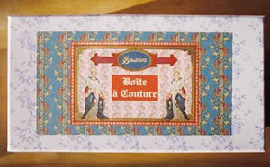 Boîte de rangement à l'ancienne modèle Couture - Sajou