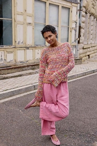 Kit à tricoter Lang Yarns Hilke Pull en Lisboa