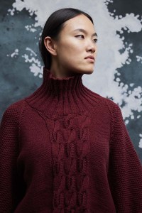 Kit à tricoter Lang Yarns Paula Pull Top Down en Lambswool