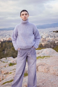 Kit à tricoter WoolAddicts Open Sky Pull en Desire