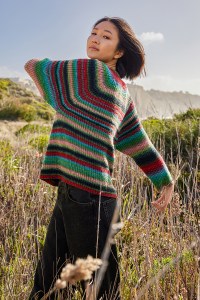 Kit à tricoter WoolAddicts Home Port Pull Top Down en Move 6-Ply