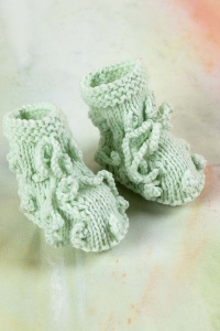 2535-05 Modèle Chaussons en Lang Yarns Merino 200 Bébé