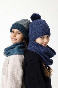 2541-03 Modèle Bonnet en Lang Yarns Atlantis