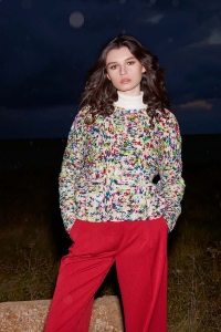 2584-041 Modèle Lotte Pull en Lang Yarns Mosaic