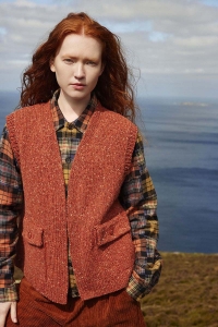 2587-085 Modèle Grian Veste en Lang Yarns Donegal Tweed+