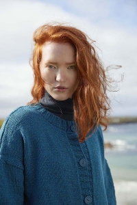 2587-149 Modèle Clover Manteau en Lang Yarns Donegal Woolen Spun