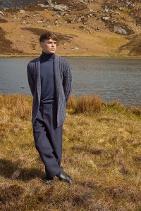 2587-266 Modèle Callahan Veste en Lang Yarns Donegal Woolen Spun