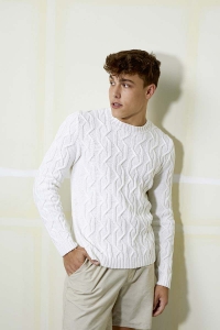 259-25 Pull Homme en Lang Yarns Oslo