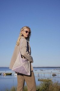 2590-002 Modèle Carol Sac au crochet en Lang Yarns Cotton Tweed