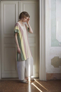 2592-001 Modèle Belinda Tunique en Lang Yarns Baby Cotton