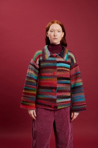 2593-008 Modèle Uvana Gilet au crochet en Lang Yarns Cloud et WoolAddicts Promise