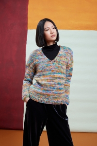 2595-003 Modèle Ravenna Pull en Lang Yarns Twister