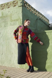 279-32 Modèle Wishful Thinking Cardigan en Wool Addicts by Lang Yarns Mystery