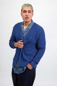 280-60 Modèle Guido Gilet homme en Lang Yarns Soft Cotton