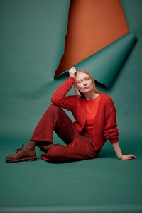 286-09 Modèle Kalea Veste en Lang Yarns Carpe Diem