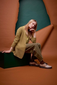 286-19 Modèle Pilar Veste en Lang Yarns Baby Alpaca