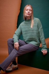 286-23 Modèle Yasmine Pull en Lang Yarns Regina