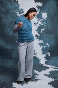 286-51 Modèle Julietta Débardeur en Lang Yarns Avalon