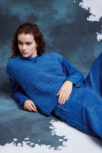 286-54 Modèle Wilma Débardeur en Lang Yarns Yak