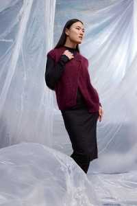 286-77 Modèle Joya Débardeur en Lang Yarns Alpaca Soxx 4 Ply et Mohair Luxe