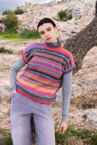 287-14 Modèle Counting Stars Gilet en Wool Addicts by Lang Yarns Mystery