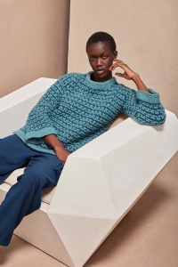 287-23 Modèle Tidal Stories Pull en Wool Addicts by Lang Yarns Promise