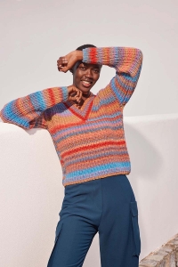 287-28 Modèle Lighthouse Pull en Wool Addicts by Lang Yarns Mystery