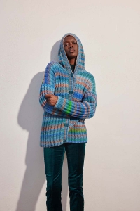 287-29 Modèle Guiding Light Veste en Wool Addicts by Lang Yarns Mystery