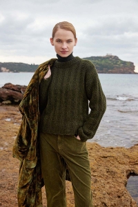 287-35 Modèle Strong Roots Pull en Wool Addicts by Lang Yarns Promise