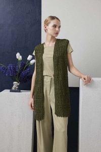 288-26 Modèle Robin Gilet en Lang Yarns Duett