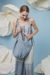 288-62 Modèle Scarlett Sac au crochet en Lang Yarns Crealino et Lame Soft