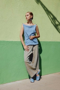 289-03 Modèle Idle Hour Haut en Wool Addicts by Lang Yarns Pride