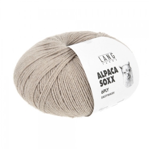 Lang Yarns Alpaca Soxx 6-ply - Pelote de 150 gr - Coloris 0126 Beige Mélange