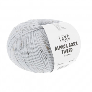Lang Yarns Alpaca Soxx Tweed - Pelote de 100 gr - Coloris 0003 Gris Clair