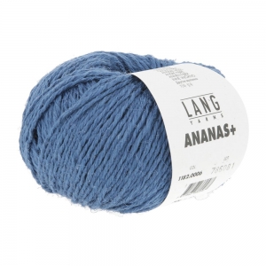Lang Yarns Ananas+ - Pelote de 50 gr - Coloris 0006 Bleu