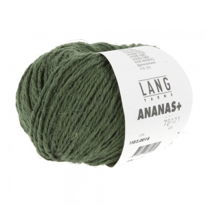 Lang Yarns Ananas+ - Pelote de 50 gr - Coloris 0018 Vert Foncé