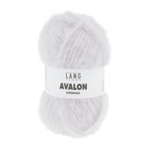 Lang Yarns Avalon - Pelote de 50 gr - Coloris 0001 Blanc